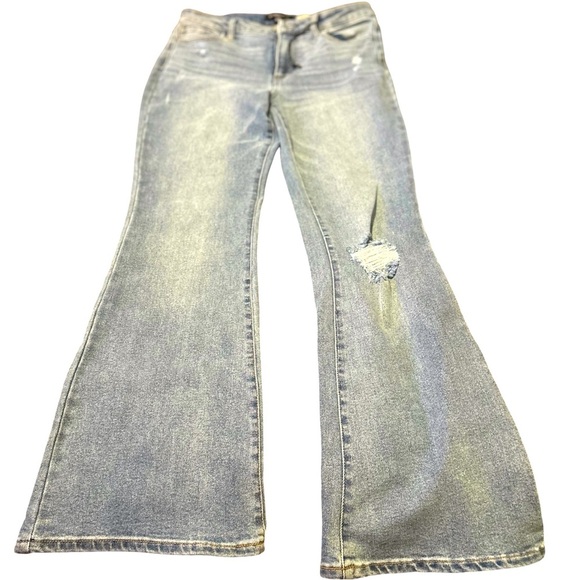 High-rise flare jeans - Picture 1 of 6